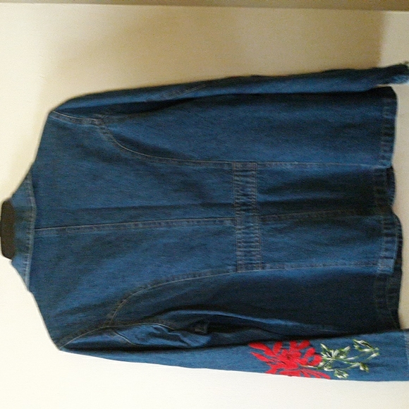 New Direction Embroidered Denim Jacket - Picture 2 of 8